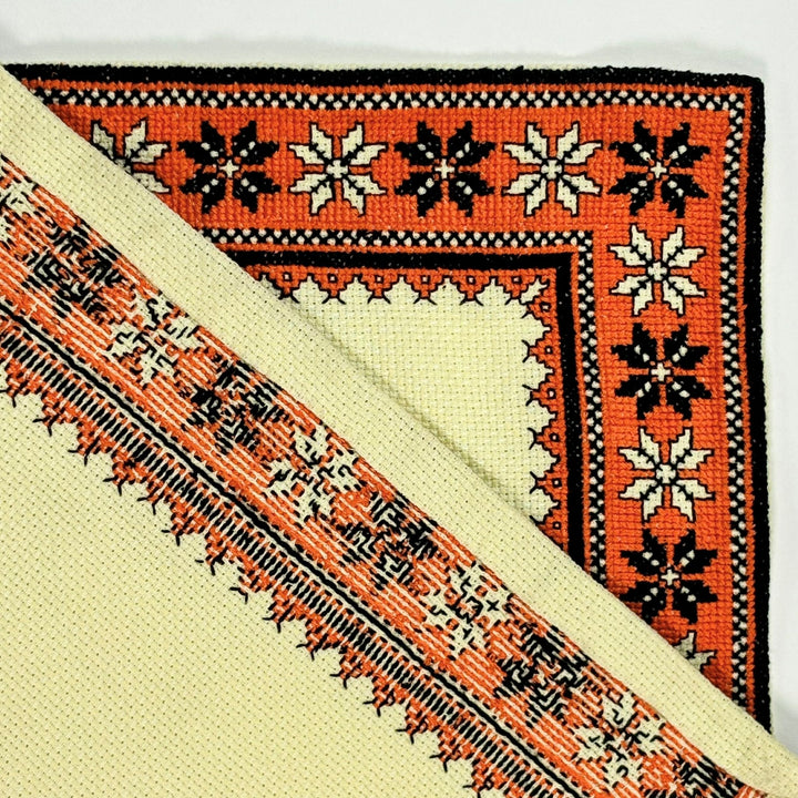 Embroidered doily