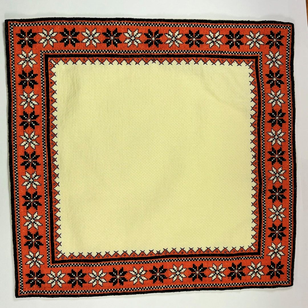 Embroidered doily