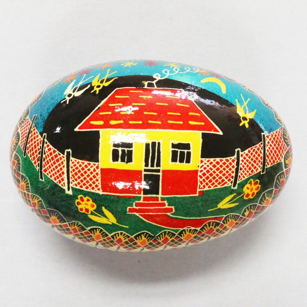 Pysanka - Decorated Goose Egg Shell