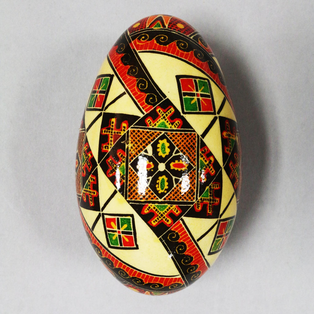 Pysanka - Decorated Goose Egg Shell