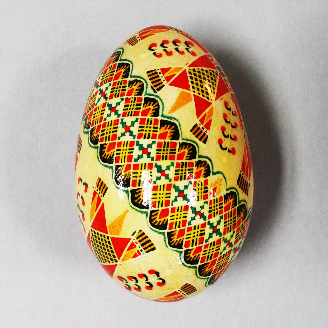 Pysanka - Decorated Goose Egg Shell