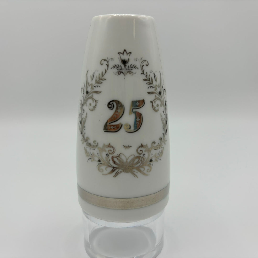 Salt and pepper shakers-25th anniversary set