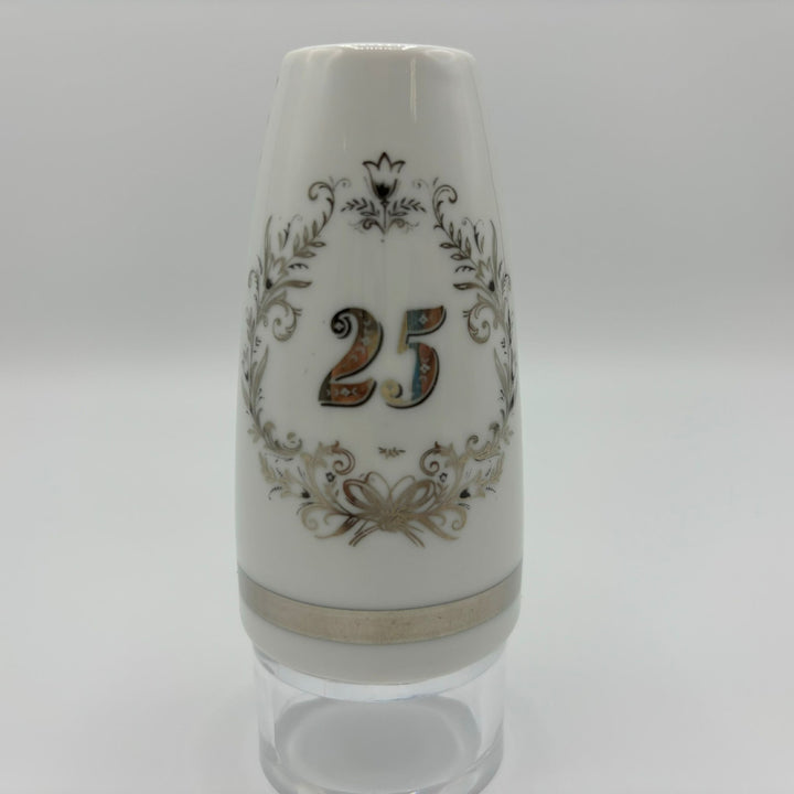 Salt and pepper shakers-25th anniversary set