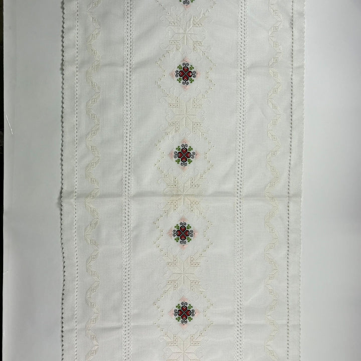 Embroidered Doily/Table Runner