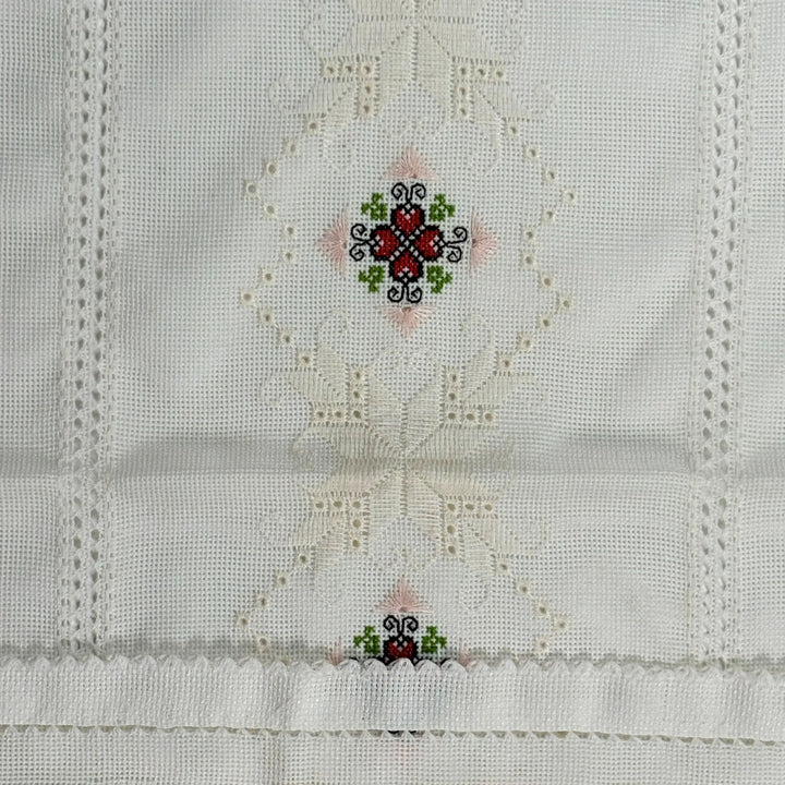 Embroidered Doily/Table Runner