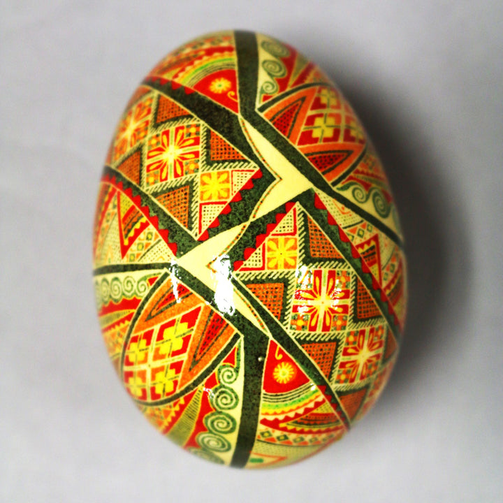 Pysanka - Decorated Goose Egg Shell