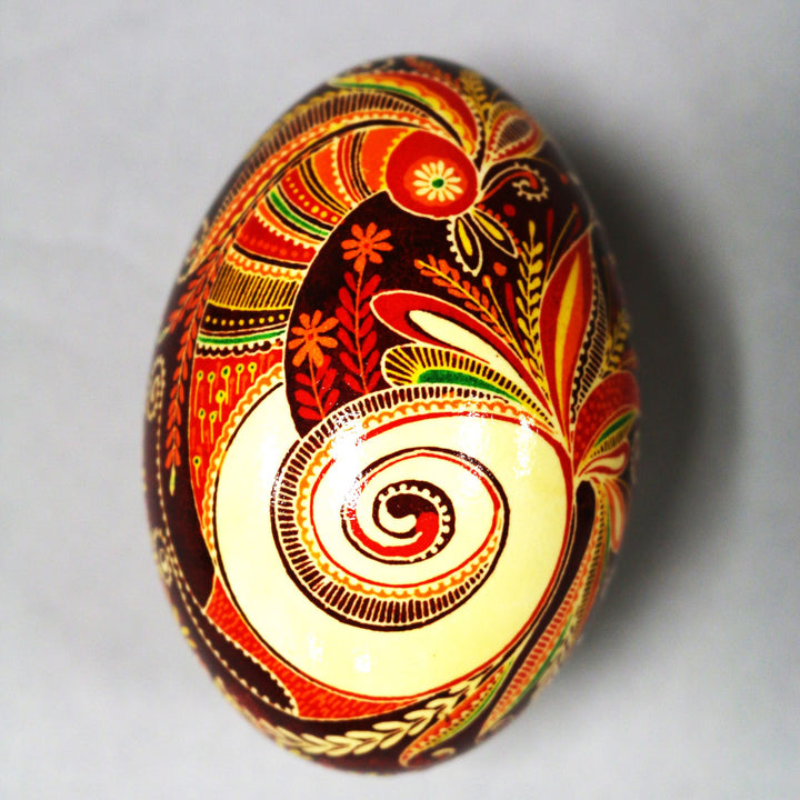 Pysanka - Decorated Goose Egg Shell