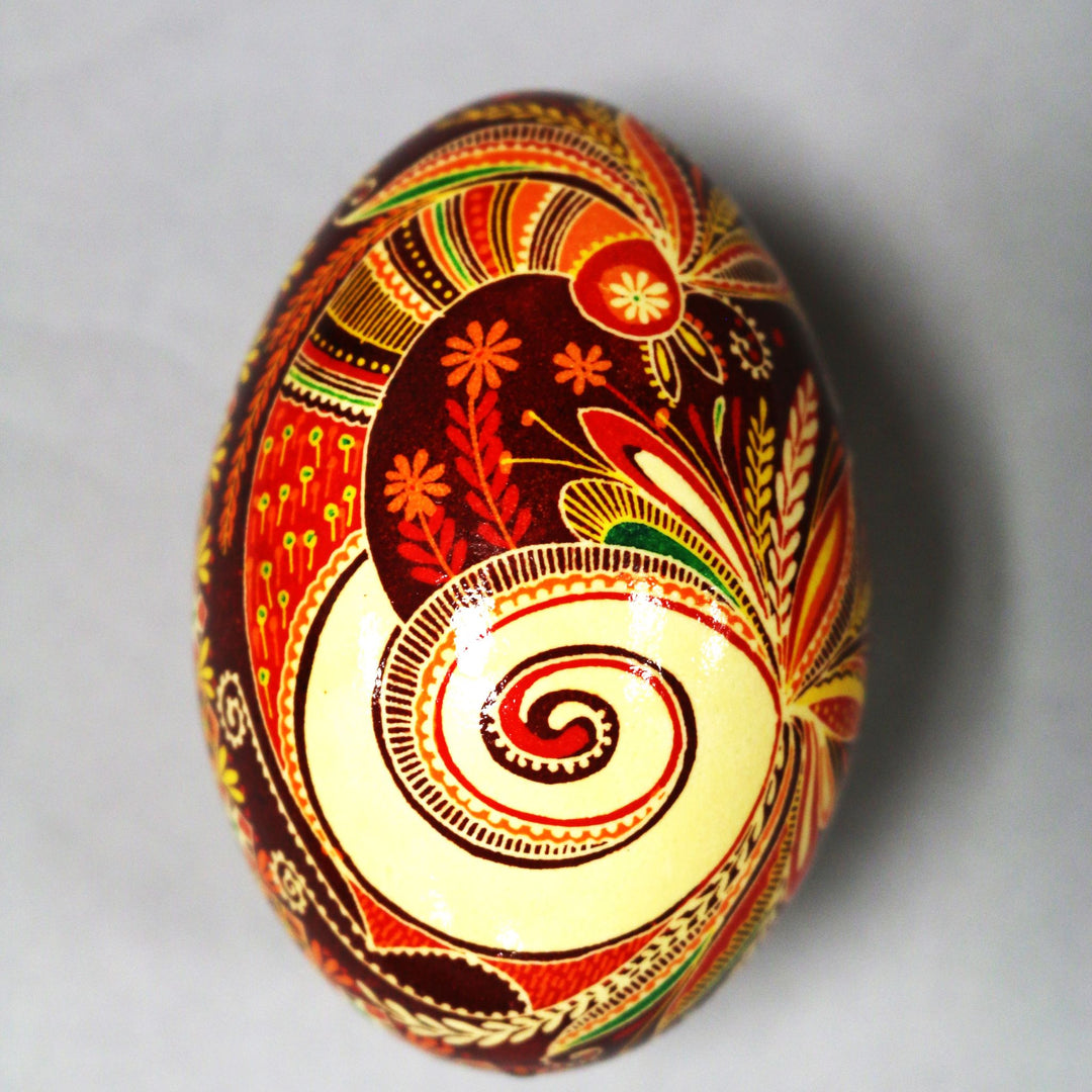 Pysanka - Decorated Goose Egg Shell