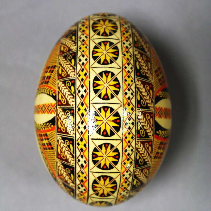 Pysanka - Decorated Goose Egg Shell