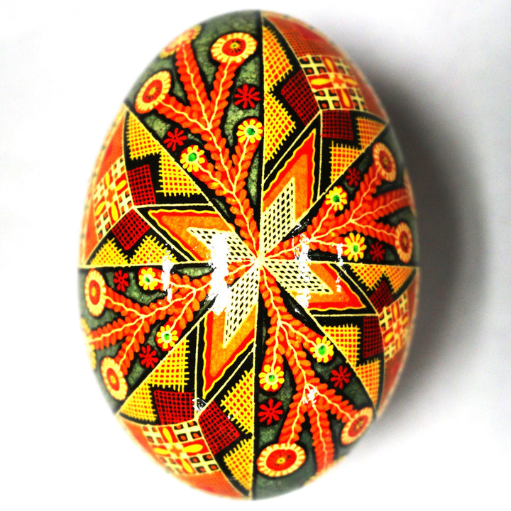 Pysanka - Decorated Goose Egg Shell