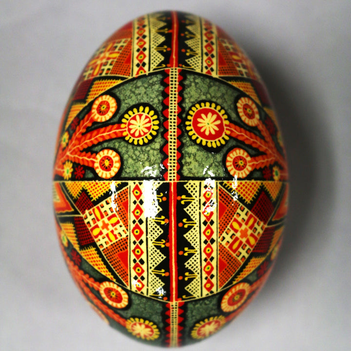 Pysanka - Decorated Goose Egg Shell