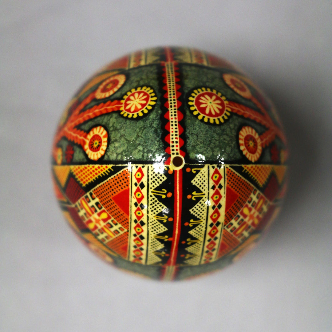 Pysanka - Decorated Goose Egg Shell