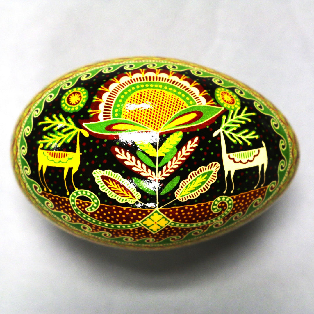 Pysanka - Decorated Goose Egg Shell