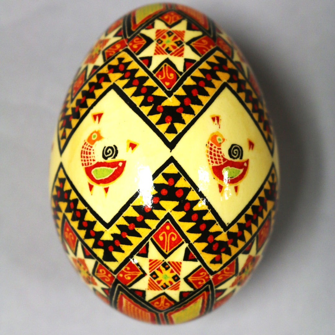 Pysanka - Decorated Goose Egg Shell