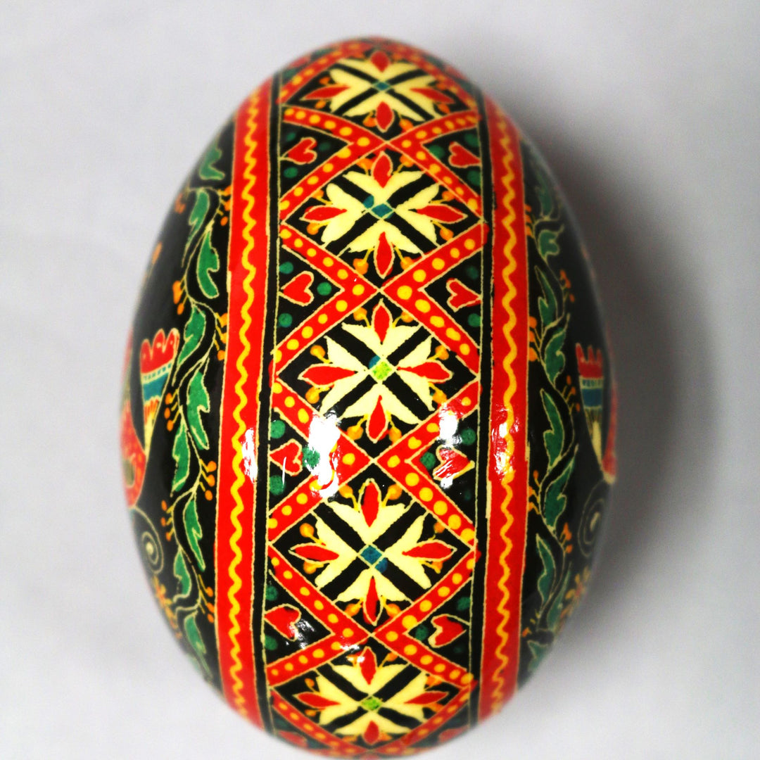 Pysanka - Decorated Goose Egg Shell