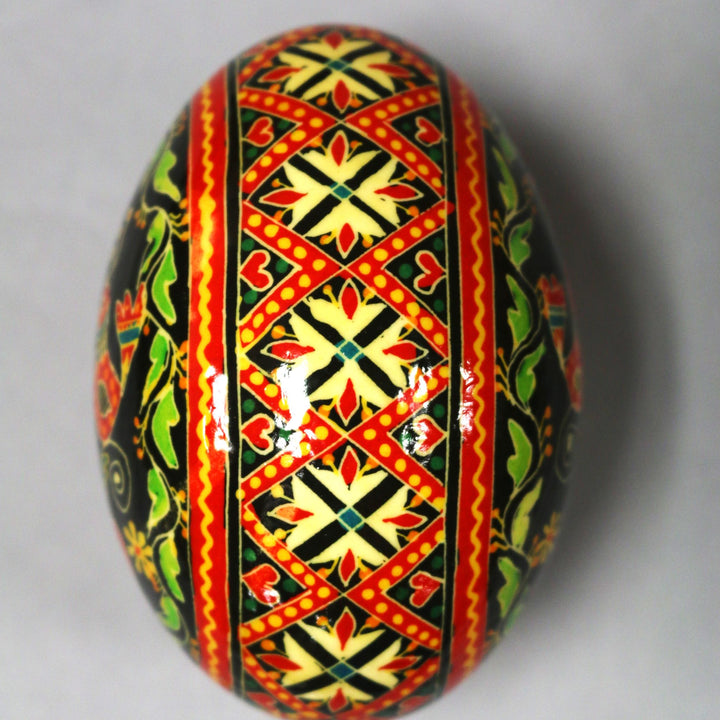 Pysanka - Decorated Goose Egg Shell