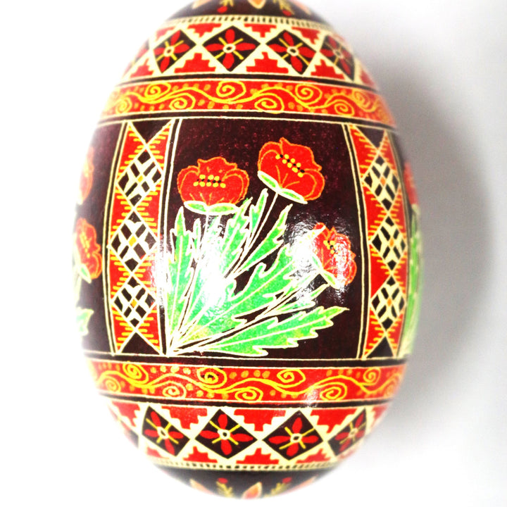 Pysanka - Decorated Goose Egg Shell