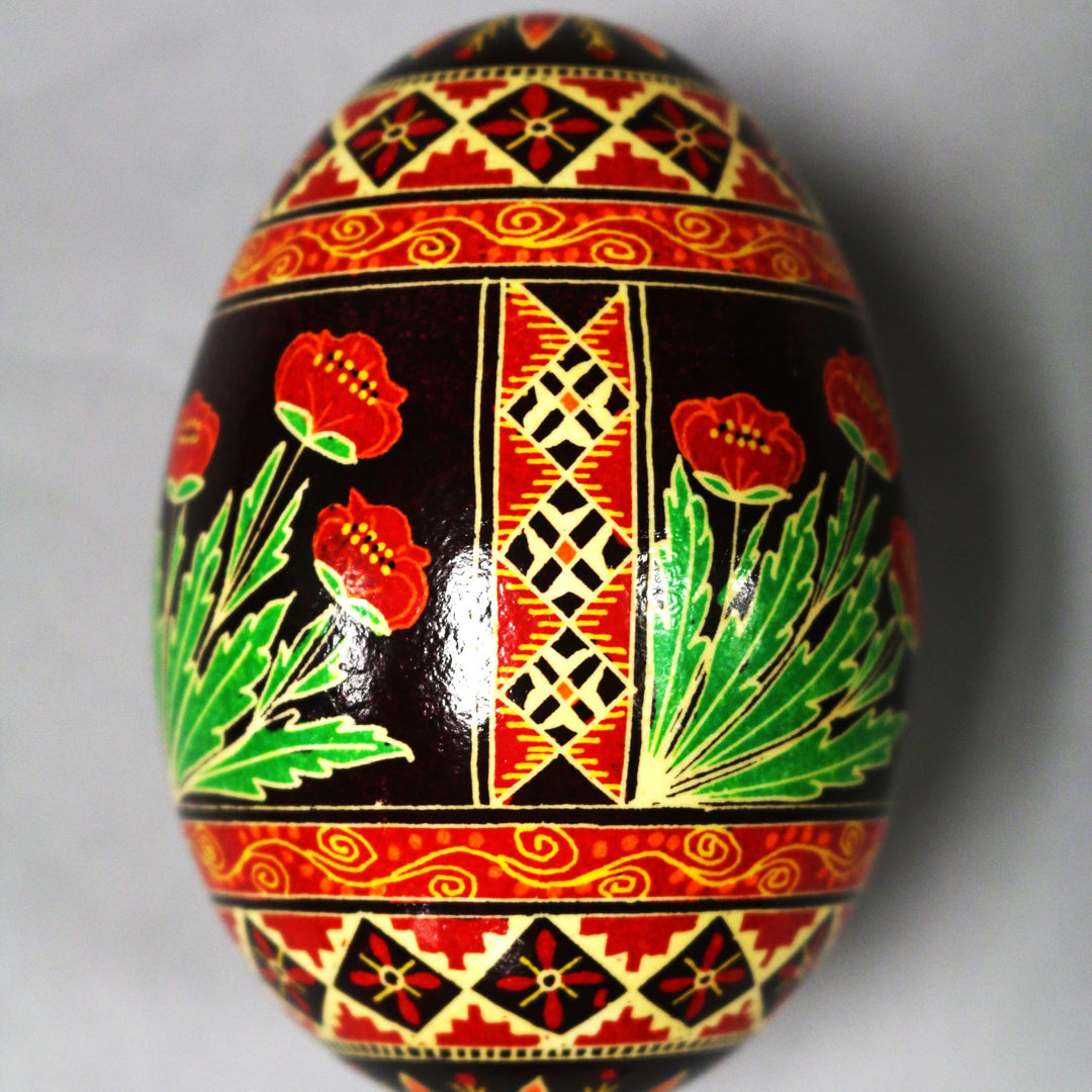 Pysanka - Decorated Goose Egg Shell