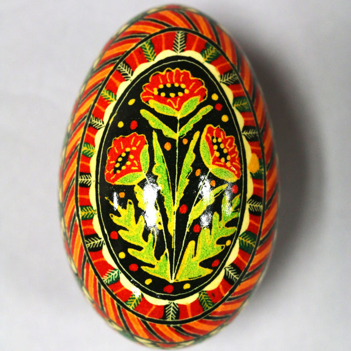 Pysanka - Decorated Goose Egg Shell