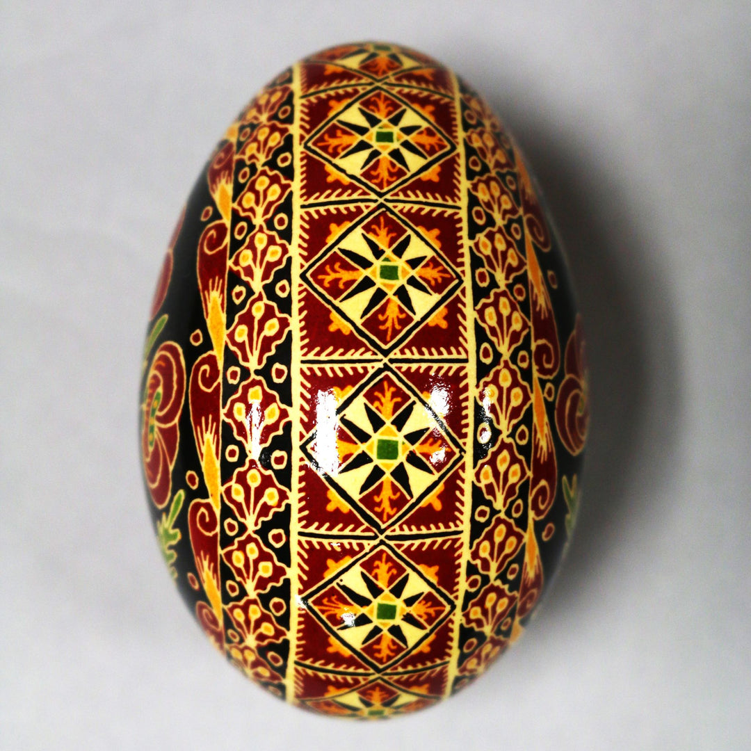 Pysanka - Decorated Goose Egg Shell