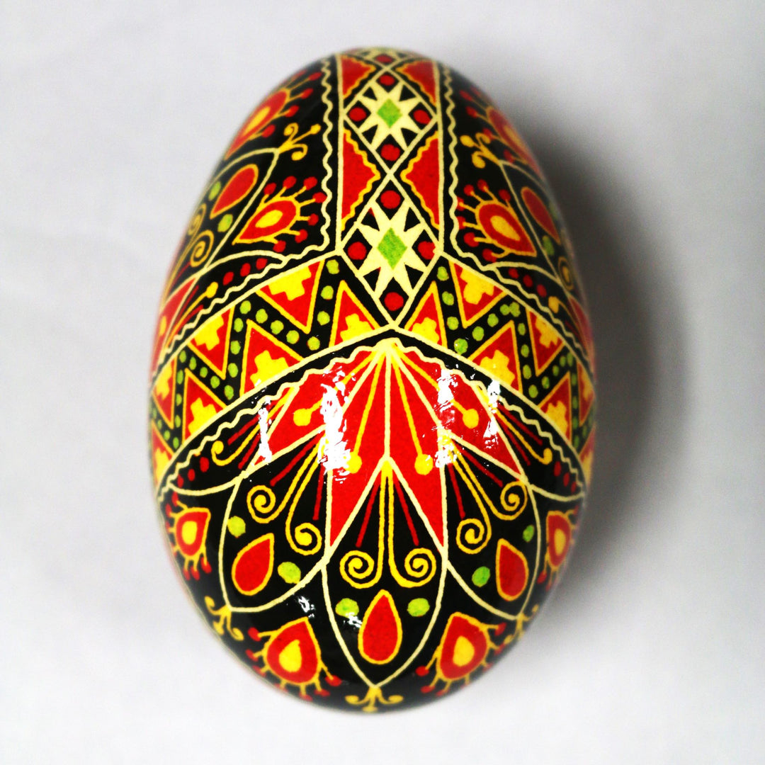 Pysanka - Decorated Goose Egg Shell