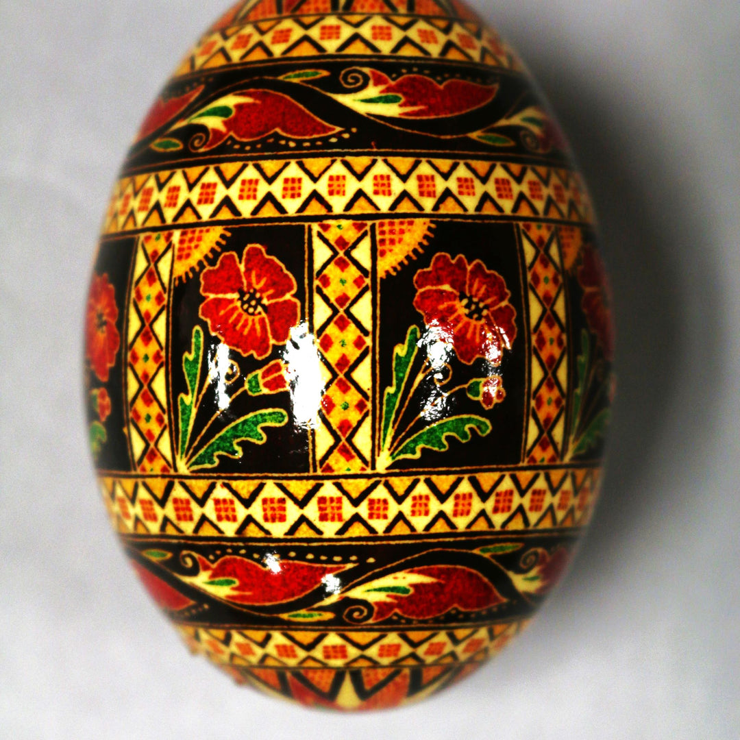 Pysanka - Decorated Goose Egg Shell