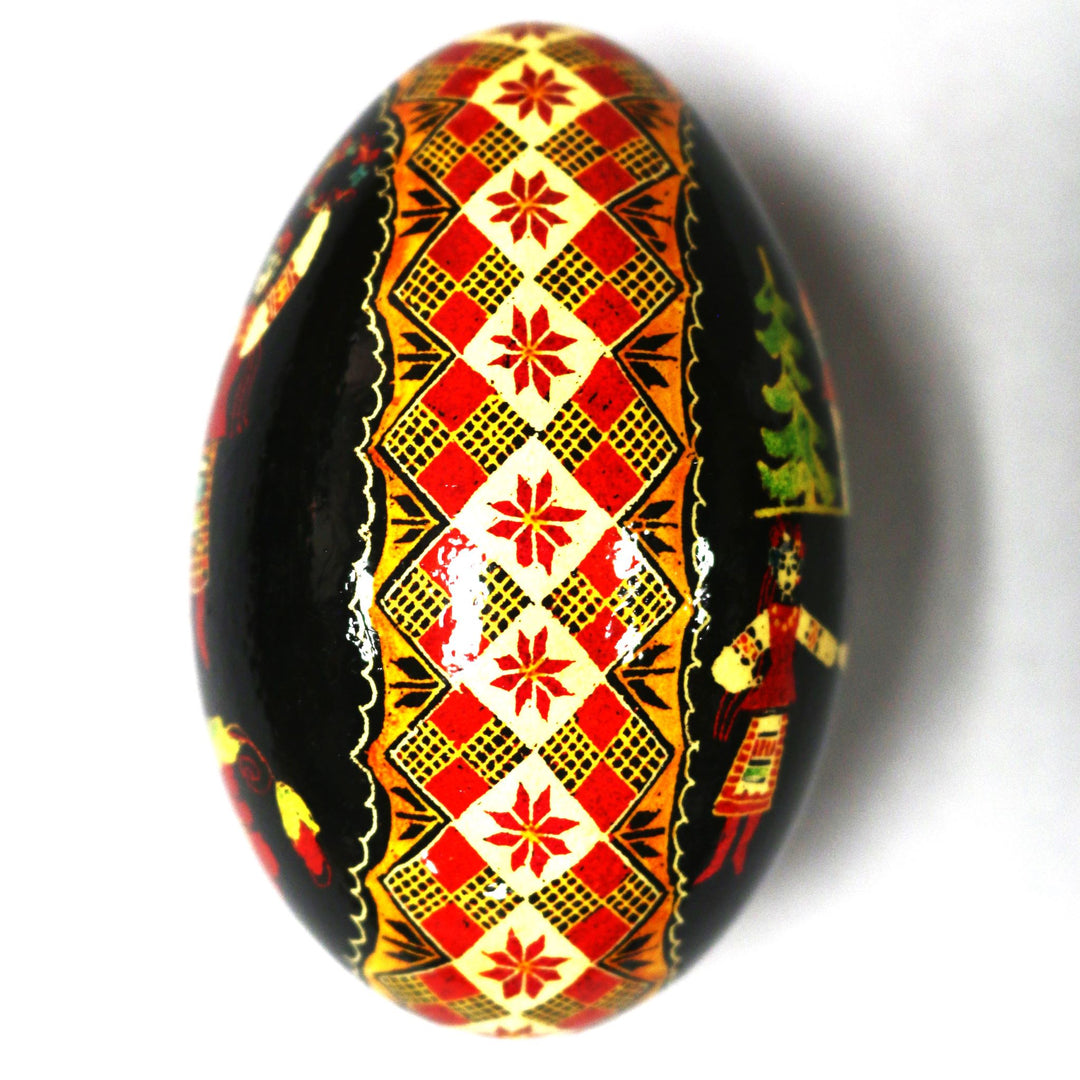 Pysanka - Decorated Goose Egg Shell