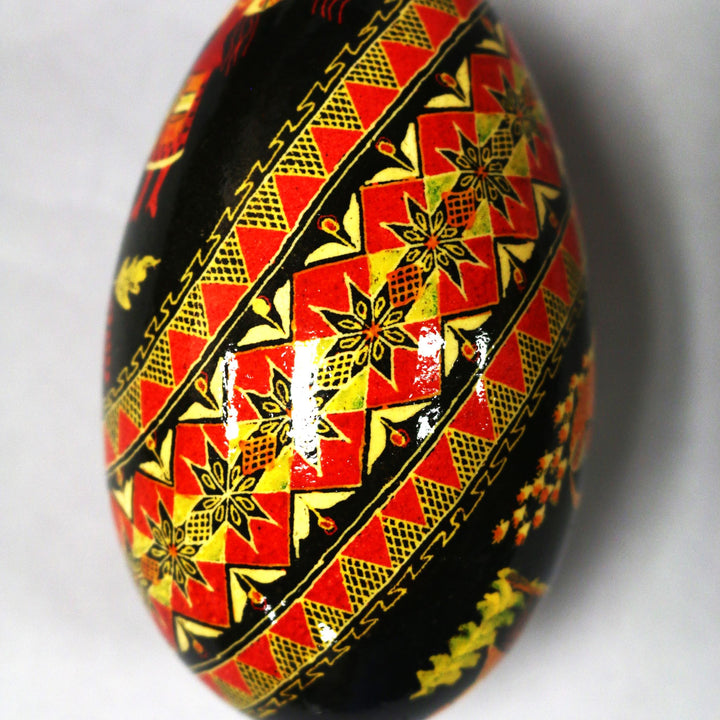 Pysanka - Decorated Goose Egg Shell