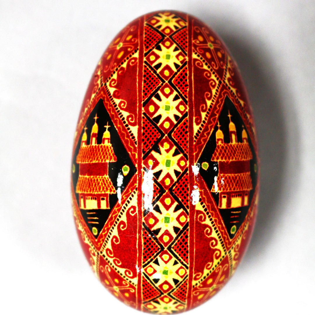 Pysanka - Decorated Goose Egg Shell