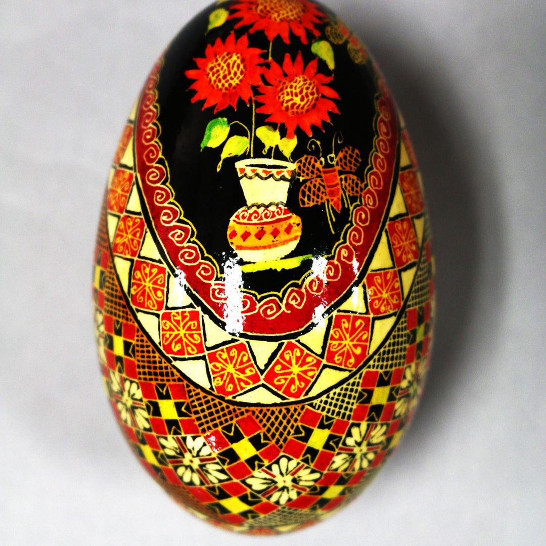 Pysanka - Decorated Goose Egg Shell