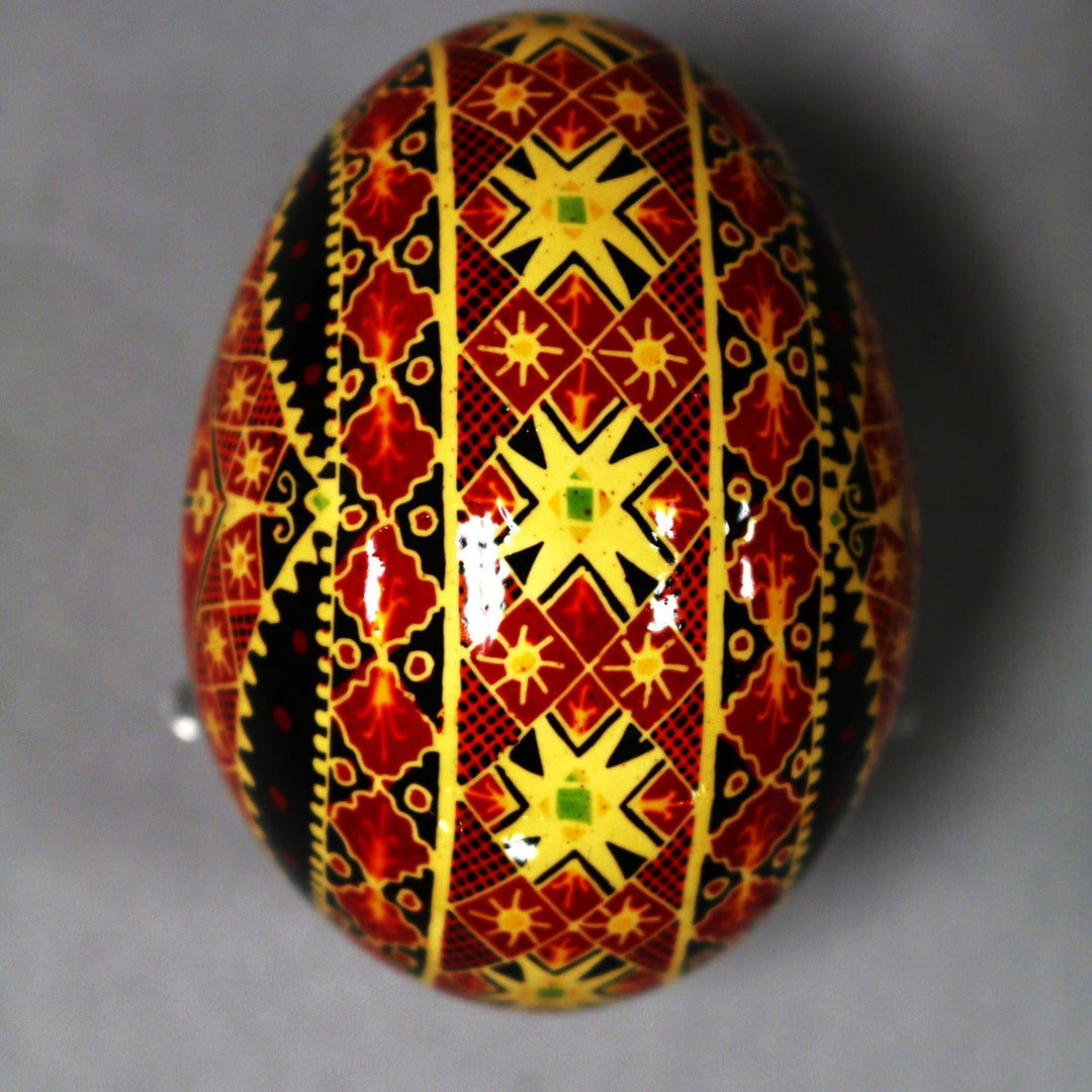 Pysanka - Decorated Goose Egg Shell