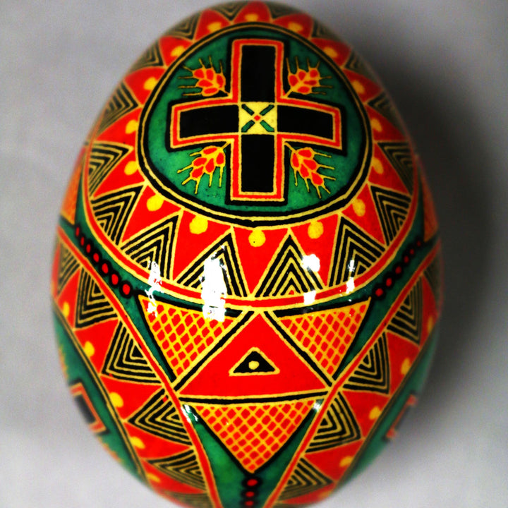 Pysanka - Decorated Goose Egg Shell