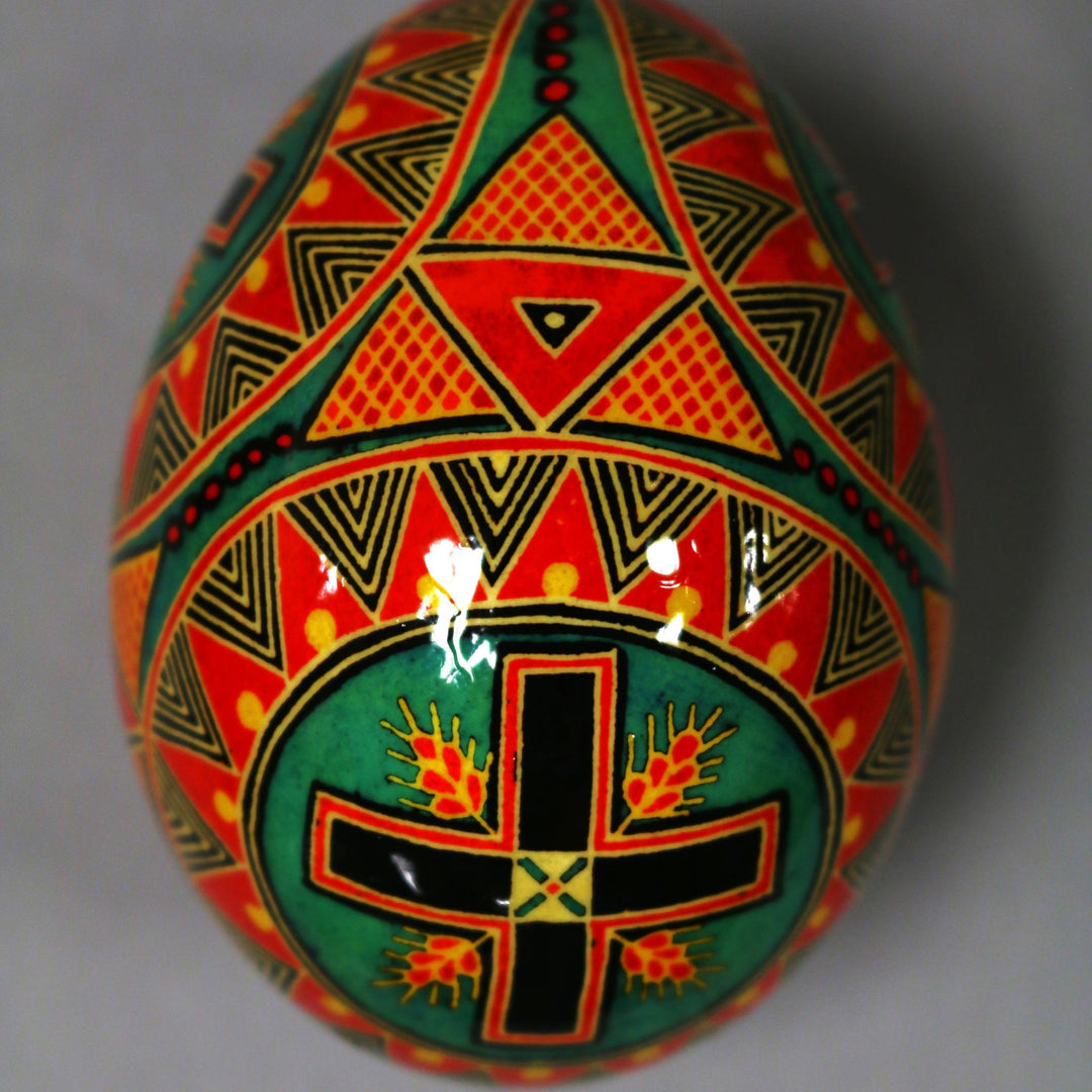 Pysanka - Decorated Goose Egg Shell