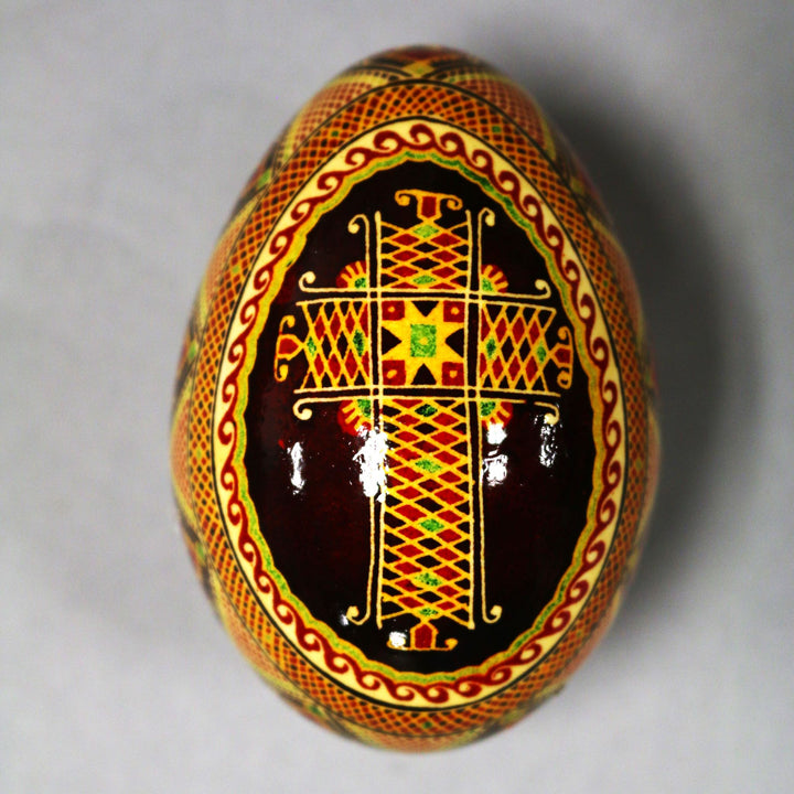 Pysanka - Decorated Goose Egg Shell