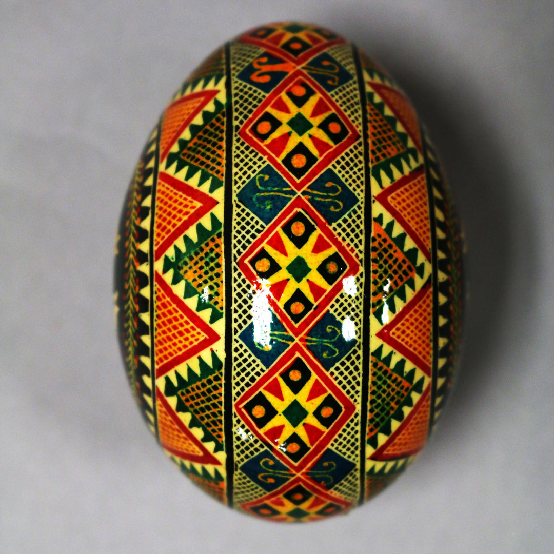 Pysanka - Decorated Goose Egg Shell