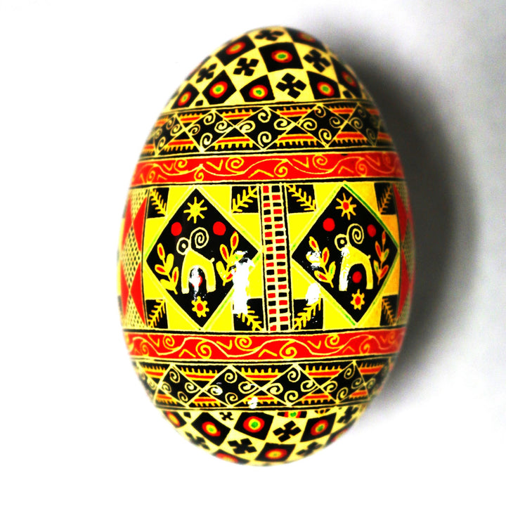 Pysanka - Decorated Goose Egg Shell