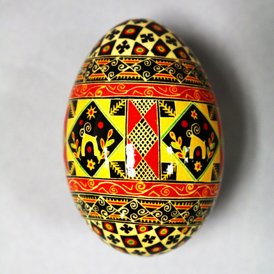 Pysanka - Decorated Goose Egg Shell