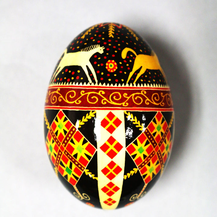 Pysanka - Decorated Goose Egg Shell