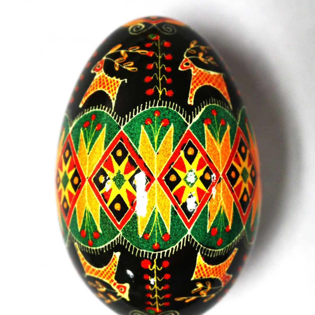 Pysanka - Decorated Goose Egg Shell