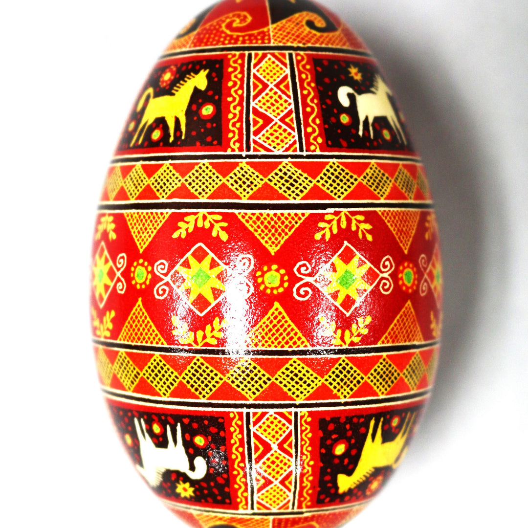 Pysanka - Decorated Goose Egg Shell