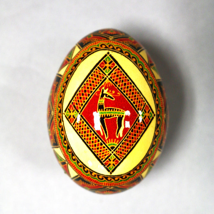 Pysanka - Decorated Goose Egg Shell