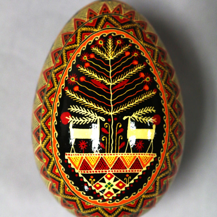 Pysanka - Decorated Goose Egg Shell