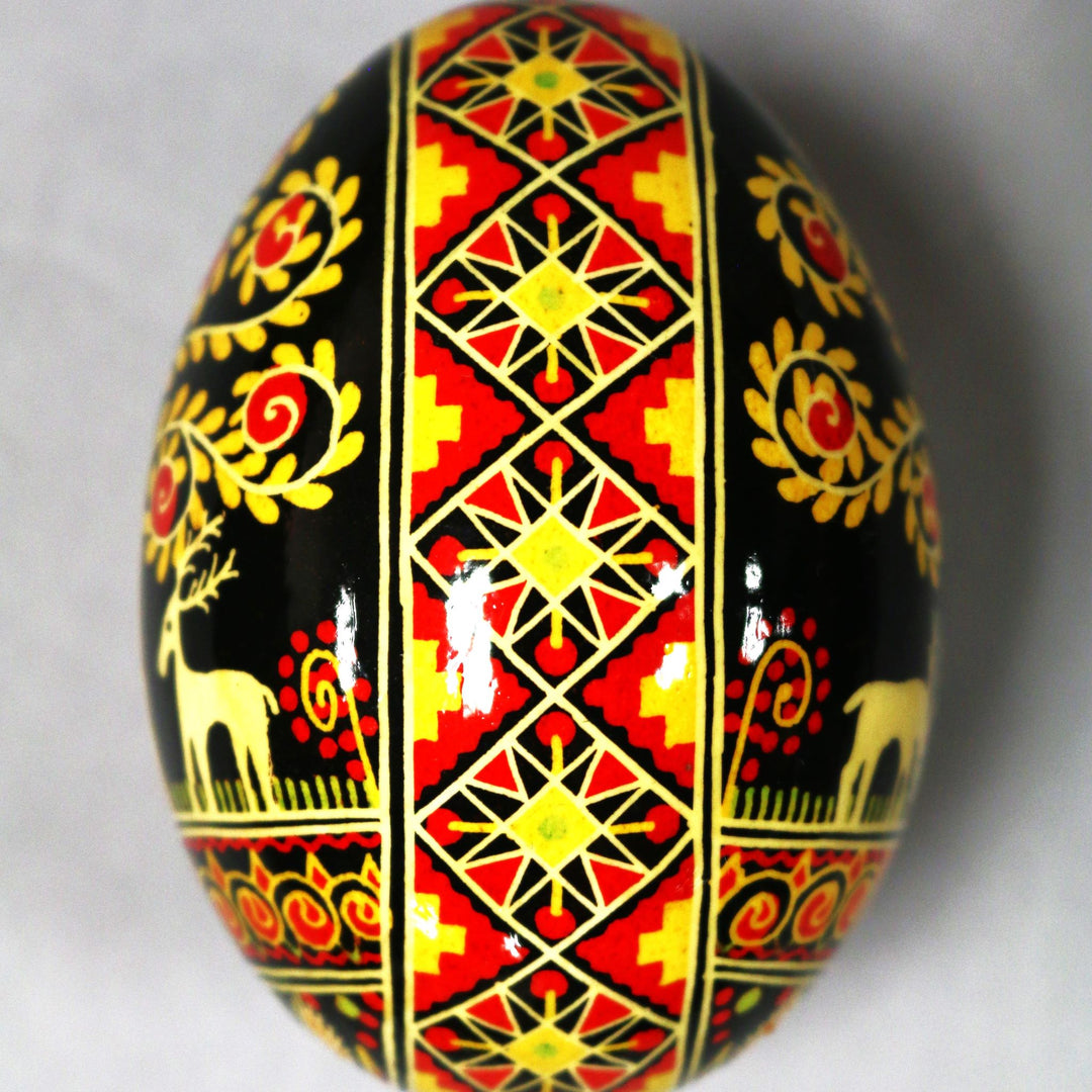 Pysanka - Decorated Goose Egg Shell