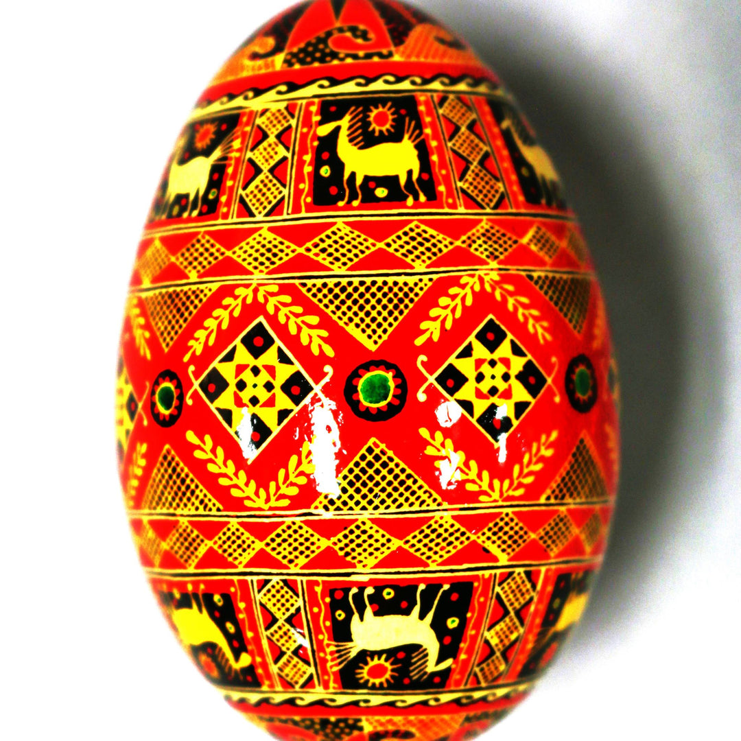 Pysanka - Decorated Goose Egg Shell