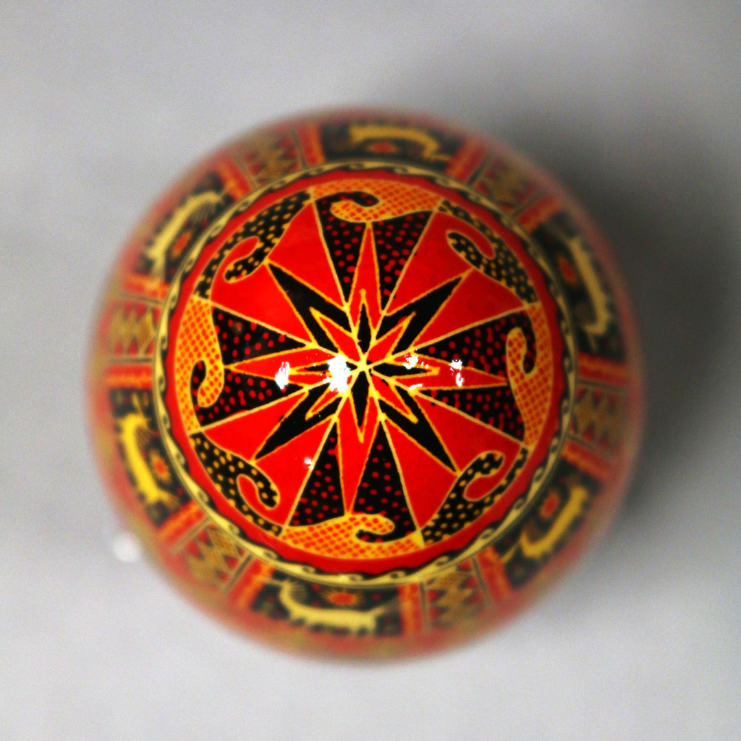 Pysanka - Decorated Goose Egg Shell