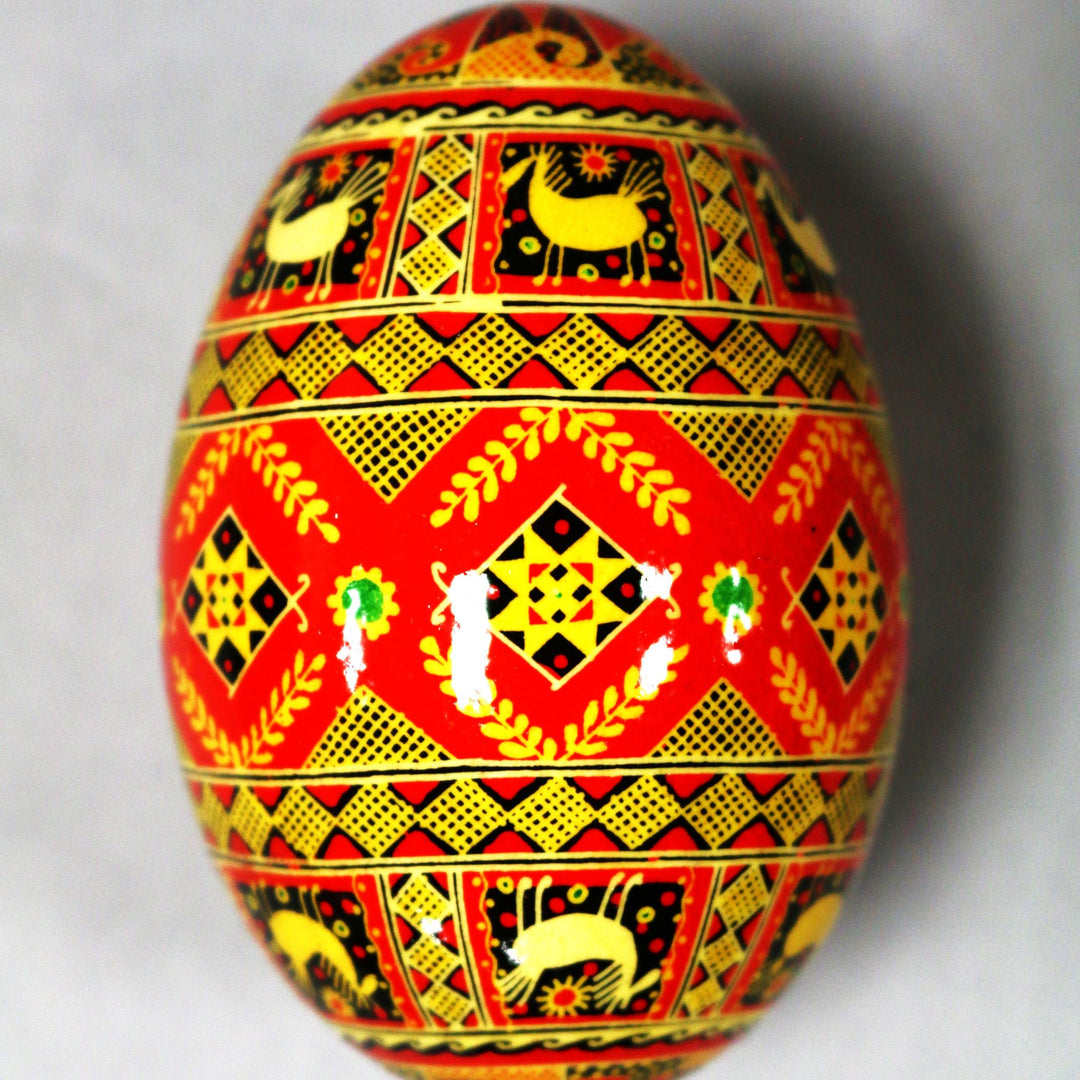 Pysanka - Decorated Goose Egg Shell