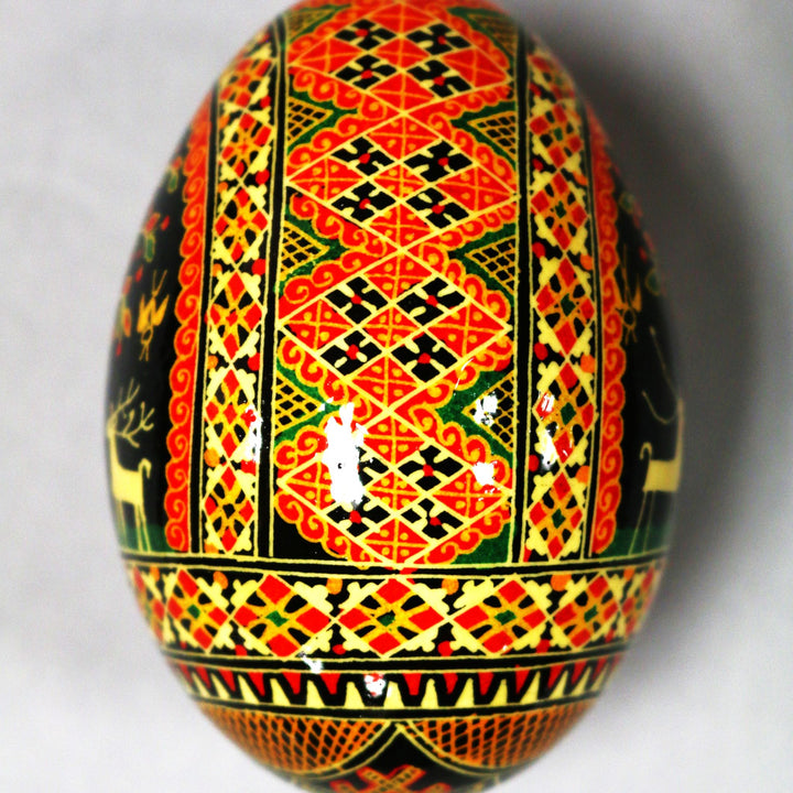 Pysanka - Decorated Goose Egg Shell