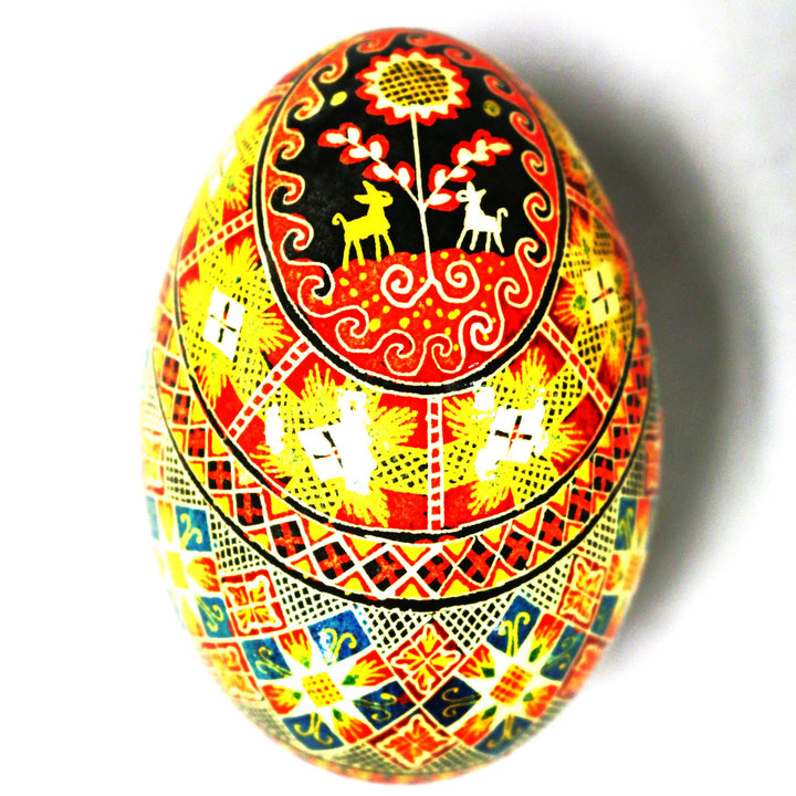 Pysanka - Decorated Goose Egg Shell