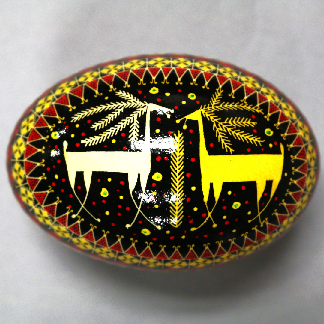 Pysanka - Decorated Goose Egg Shell