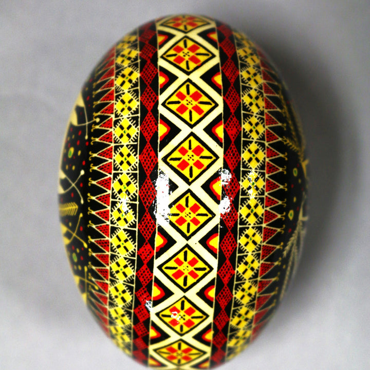 Pysanka - Decorated Goose Egg Shell